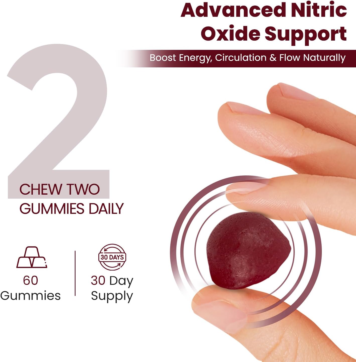VITAMIZED Beetroot Gummies - Nitric Oxide Supplement