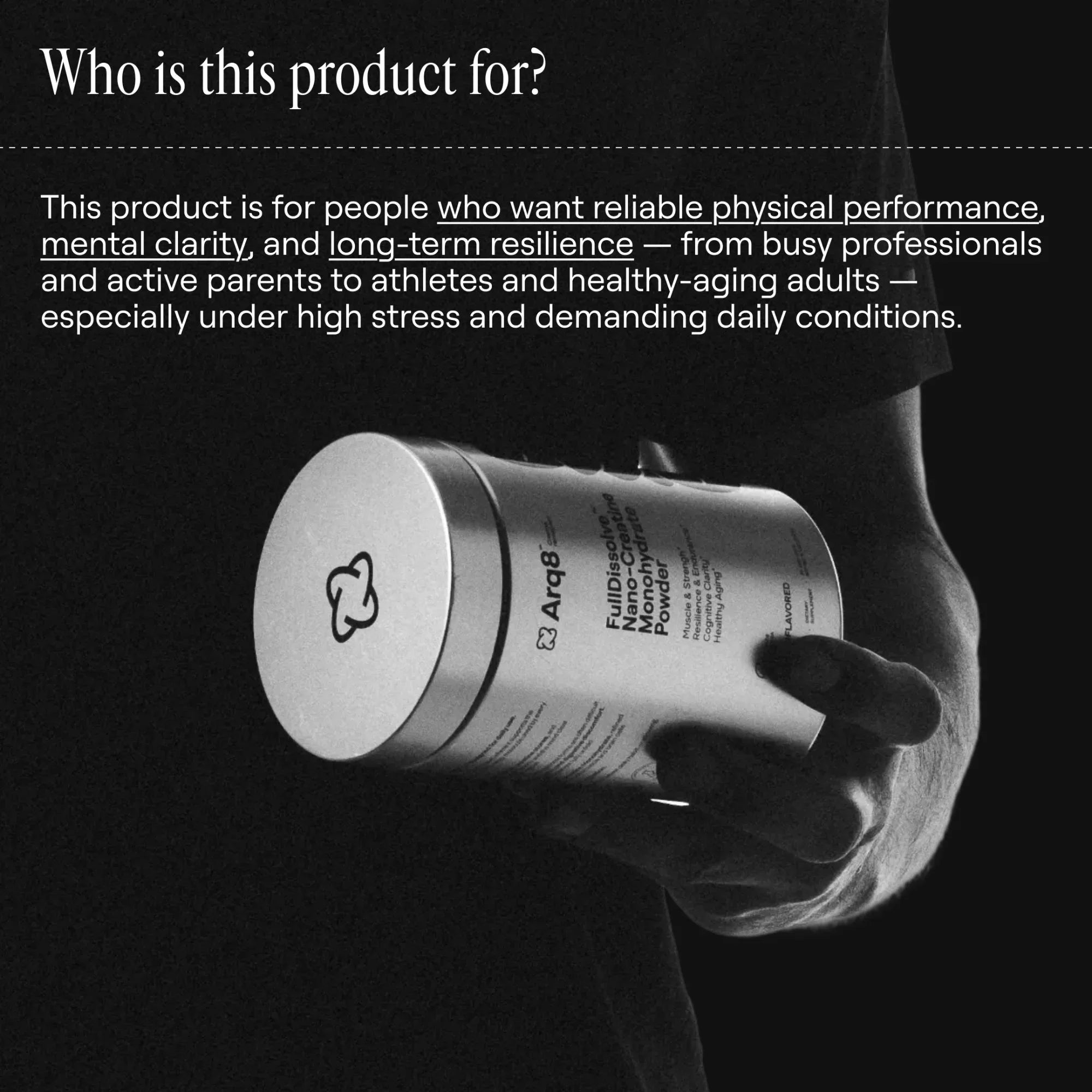 Arq8™ Creatine Monohydrate Powder